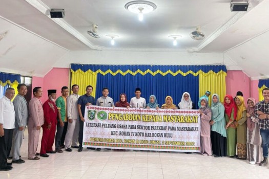 Tingkat Literasi dan Pengetahuan, UPP Berkolaborasi dengan UIR lakukan Pengabdian Masyarakat.